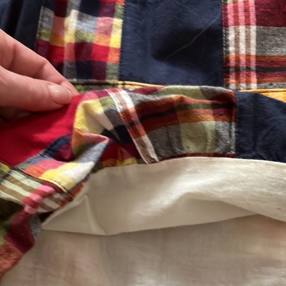 Y2K Preppy patchwork plaid bubble hem skirt! Vintage American Eagle 2/4 - Picture 5 of 11